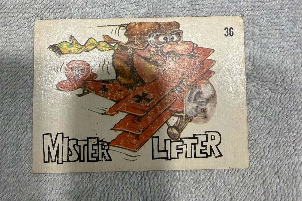 1969 Odd Rods Vintage Sticker Trading Cards